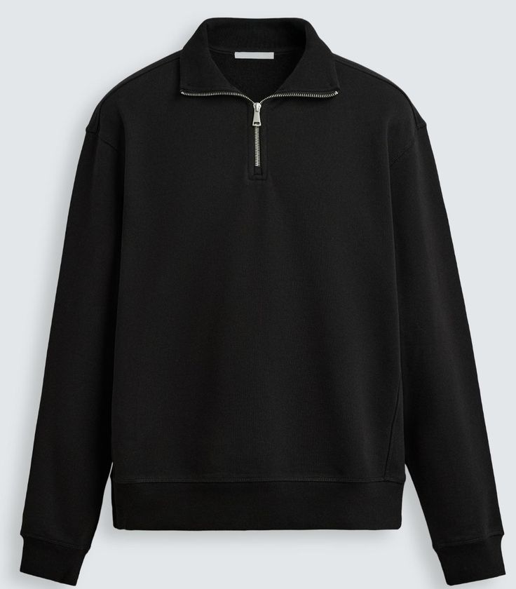 Kemeja Half Zipper